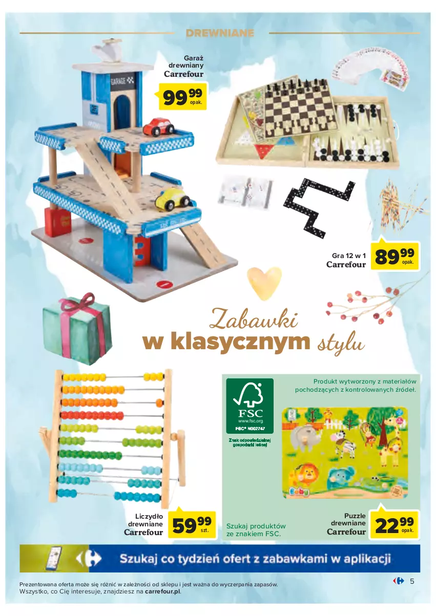 Gazetka promocyjna Carrefour - Gazetka Zabawki - ważna 02.11 do 26.11.2022 - strona 5 - produkty: Garaż, Gra, Puzzle