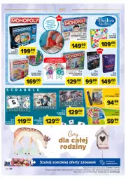 Gazetka promocyjna Carrefour - Gazetka Zabawki - Gazetka - ważna od 26.11 do 26.11.2022 - strona 34 - produkty: Gin, Gry, Gra, Scrabble, Taboo, Mattel, Hasbro, Monopoly, Harry Potter