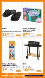 Gazetka promocyjna Action - Gazetka - ważna od 18.06 do 18.06.2024 - strona 12 - produkty: Klapki, Stolik, Grill, Pedigree
