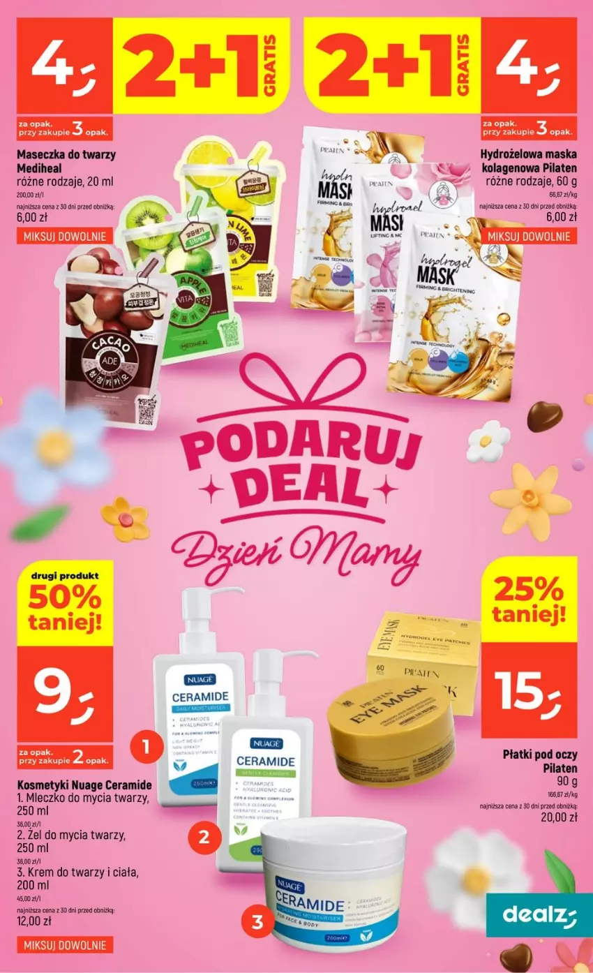 Gazetka promocyjna Dealz - PODARUJ DEAL - ważna 21.05 do 27.05.2026 - strona 13 - produkty: Gra, Kolagen, Krem do twarzy, Maska, Mleczko, Taca