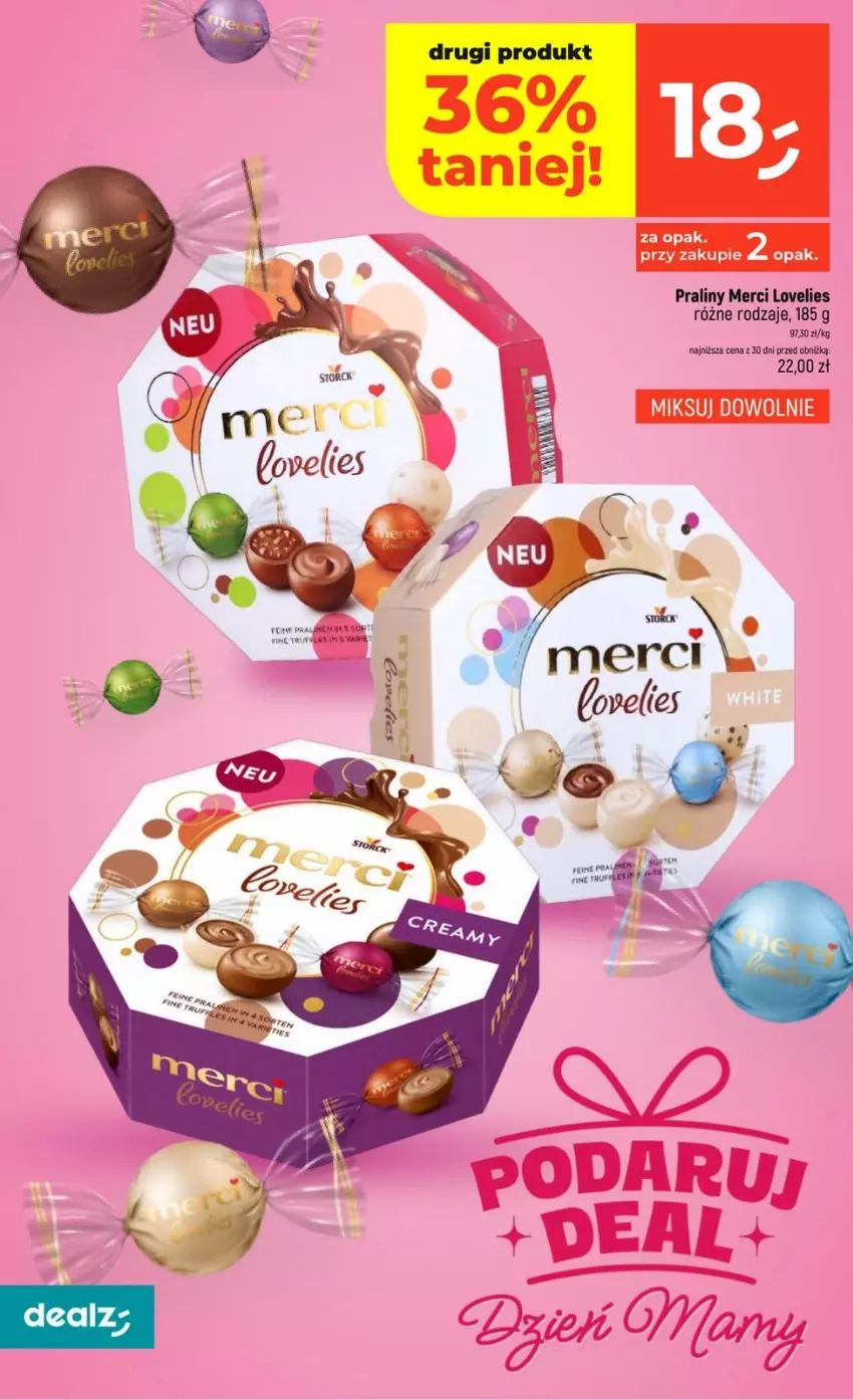 Gazetka promocyjna Dealz - PODARUJ DEAL - ważna 21.05 do 27.05.2026 - strona 4 - produkty: Merci, Praliny