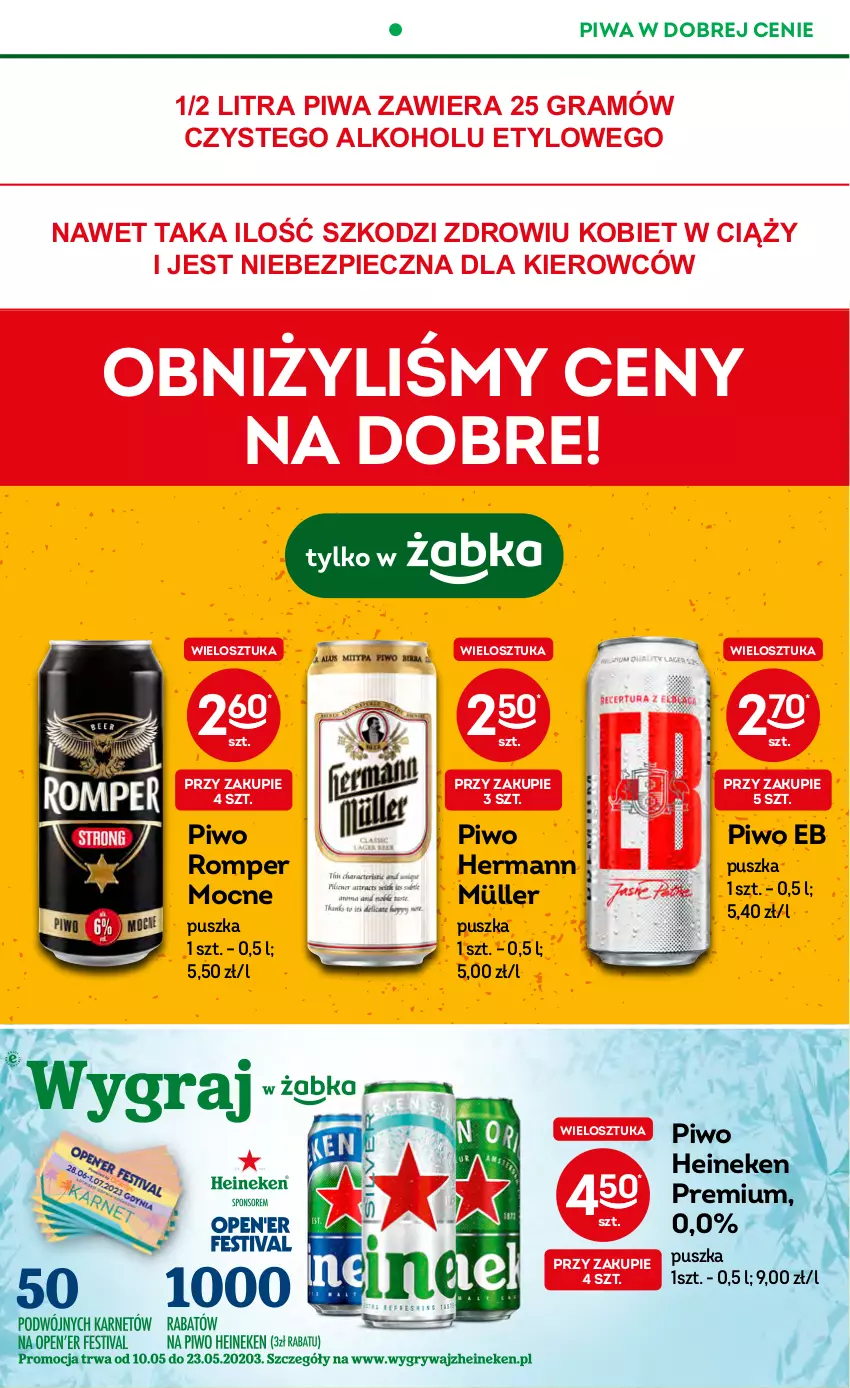 Gazetka promocyjna Żabka - ważna 10.05 do 23.05.2023 - strona 19 - produkty: Gra, Heineken, Müller, Piec, Piwa, Piwo