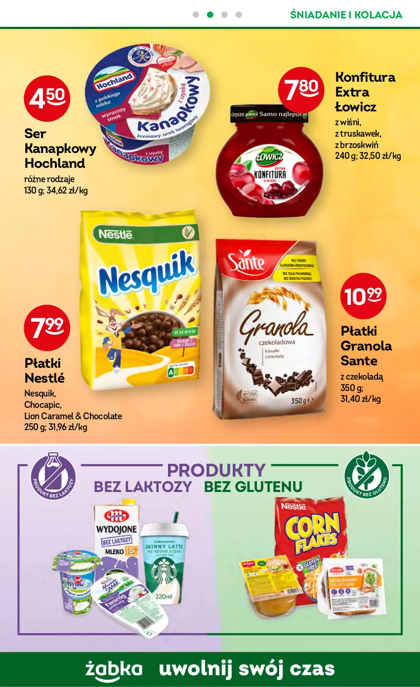 Gazetka promocyjna Żabka - ważna 10.05 do 23.05.2023 - strona 39 - produkty: Gra, Granola, Hochland, Konfitura, Lion, Nesquik, Nestlé, Sante, Ser