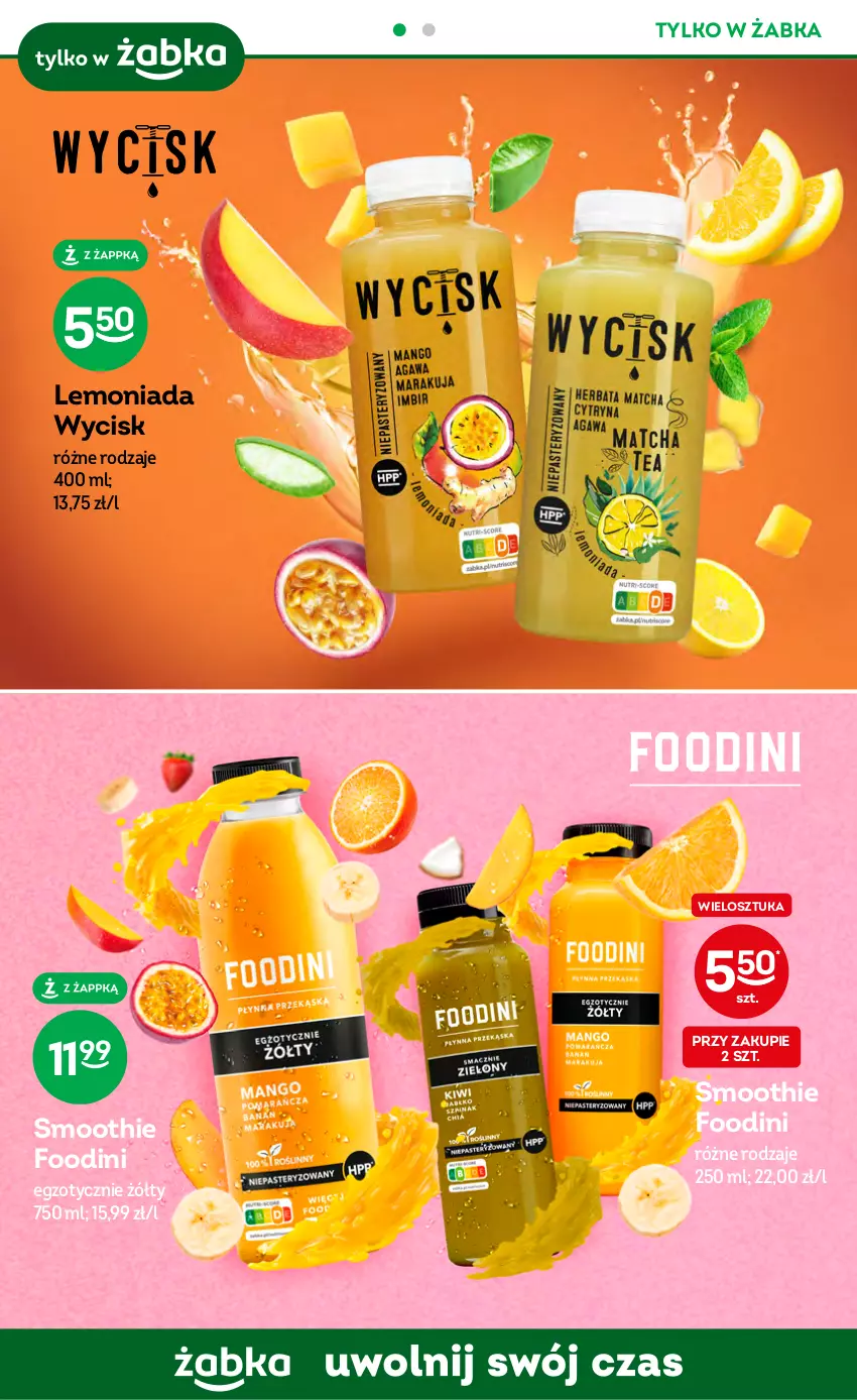 Gazetka promocyjna Żabka - ważna 10.05 do 23.05.2023 - strona 46 - produkty: Lemoniada, Smoothie