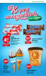 Gazetka promocyjna Żabka - Gazetka - ważna od 23.05 do 23.05.2023 - strona 9 - produkty: Big Milk, Snickers, Lody