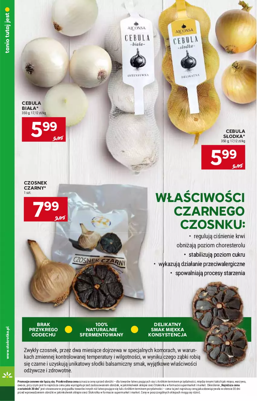 Gazetka promocyjna Stokrotka - Supermarket - ważna 29.05 do 05.06.2024 - strona 7 - produkty: Cebula, Cebula biała, Czosnek