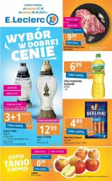 Gazetka promocyjna E Leclerc - Gazetka - ważna od 28.10 do 28.10.2023 - strona 1 - produkty: Kujawski, Karkówka wieprzowa, Olej rzepakowy, Olej, Berlinki, Jabłka