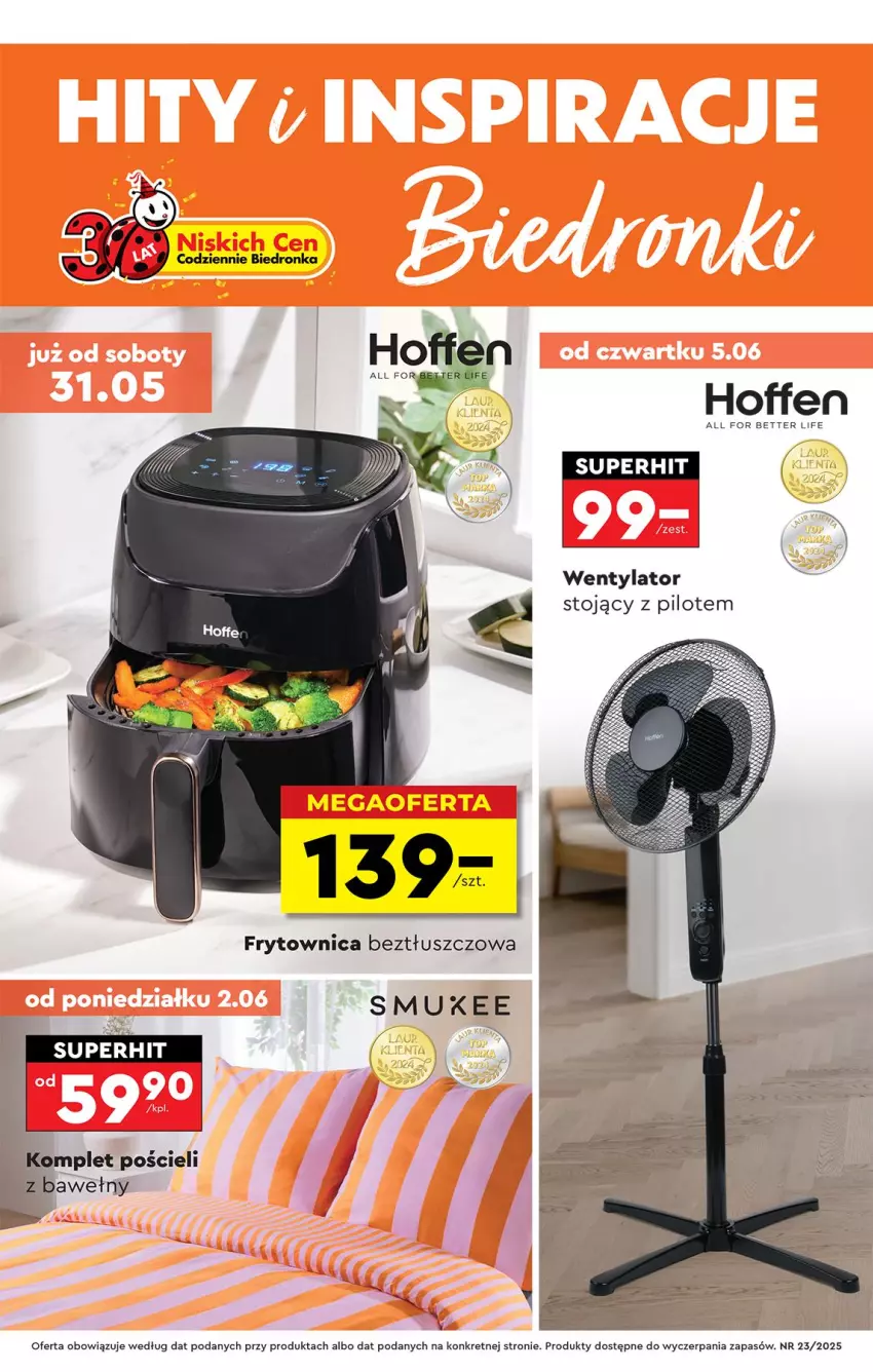 Gazetka promocyjna Biedronka - Okazje Tygodnia - ważna 31.05 do 14.06.2025 - strona 1 - produkty: Kret, Pościel