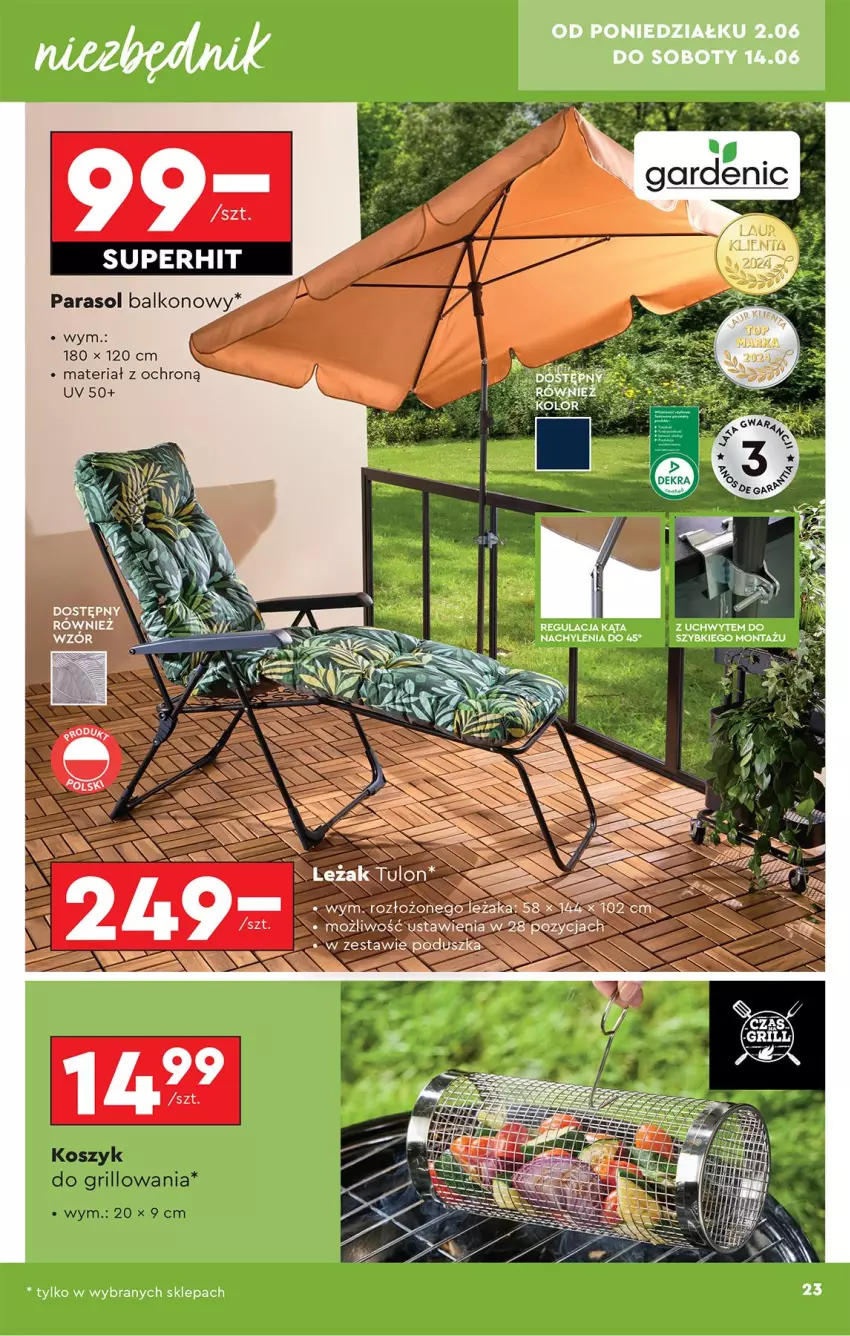 Gazetka promocyjna Biedronka - Okazje Tygodnia - ważna 31.05 do 14.06.2025 - strona 25 - produkty: LG, Parasol