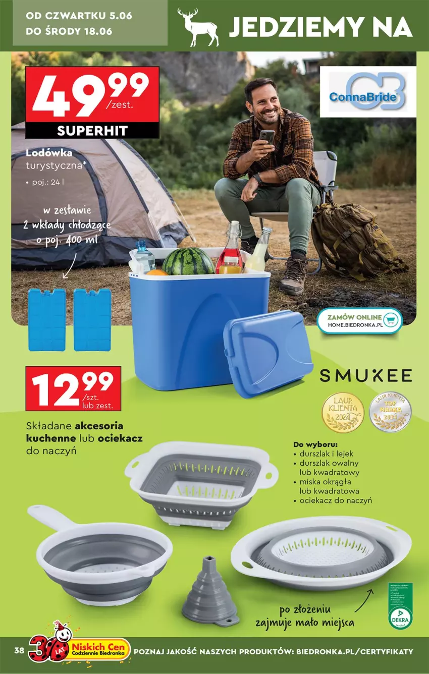 Gazetka promocyjna Biedronka - Okazje Tygodnia - ważna 31.05 do 14.06.2025 - strona 40 - produkty: Lodówka