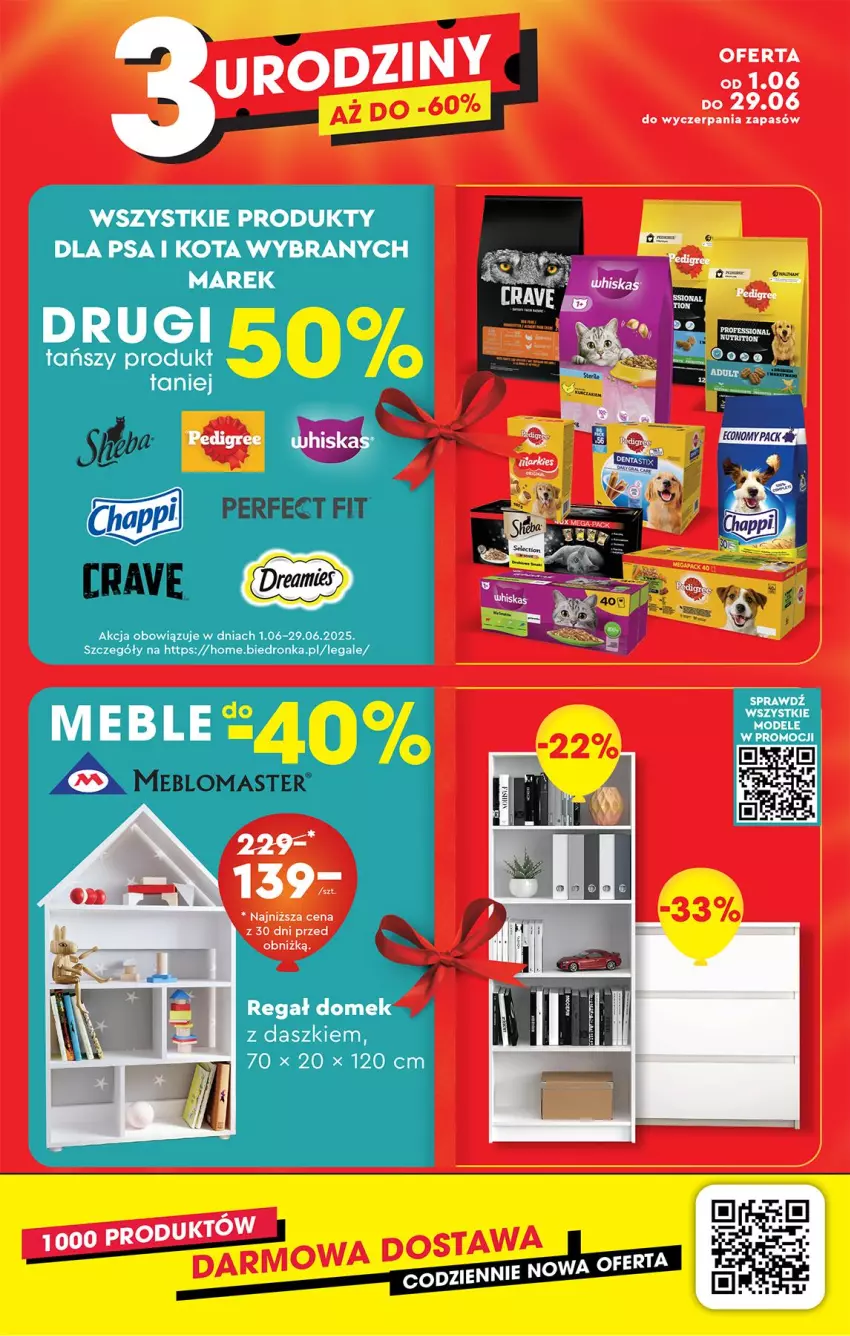 Gazetka promocyjna Biedronka - Okazje Tygodnia - ważna 31.05 do 14.06.2025 - strona 43 - produkty: Regał