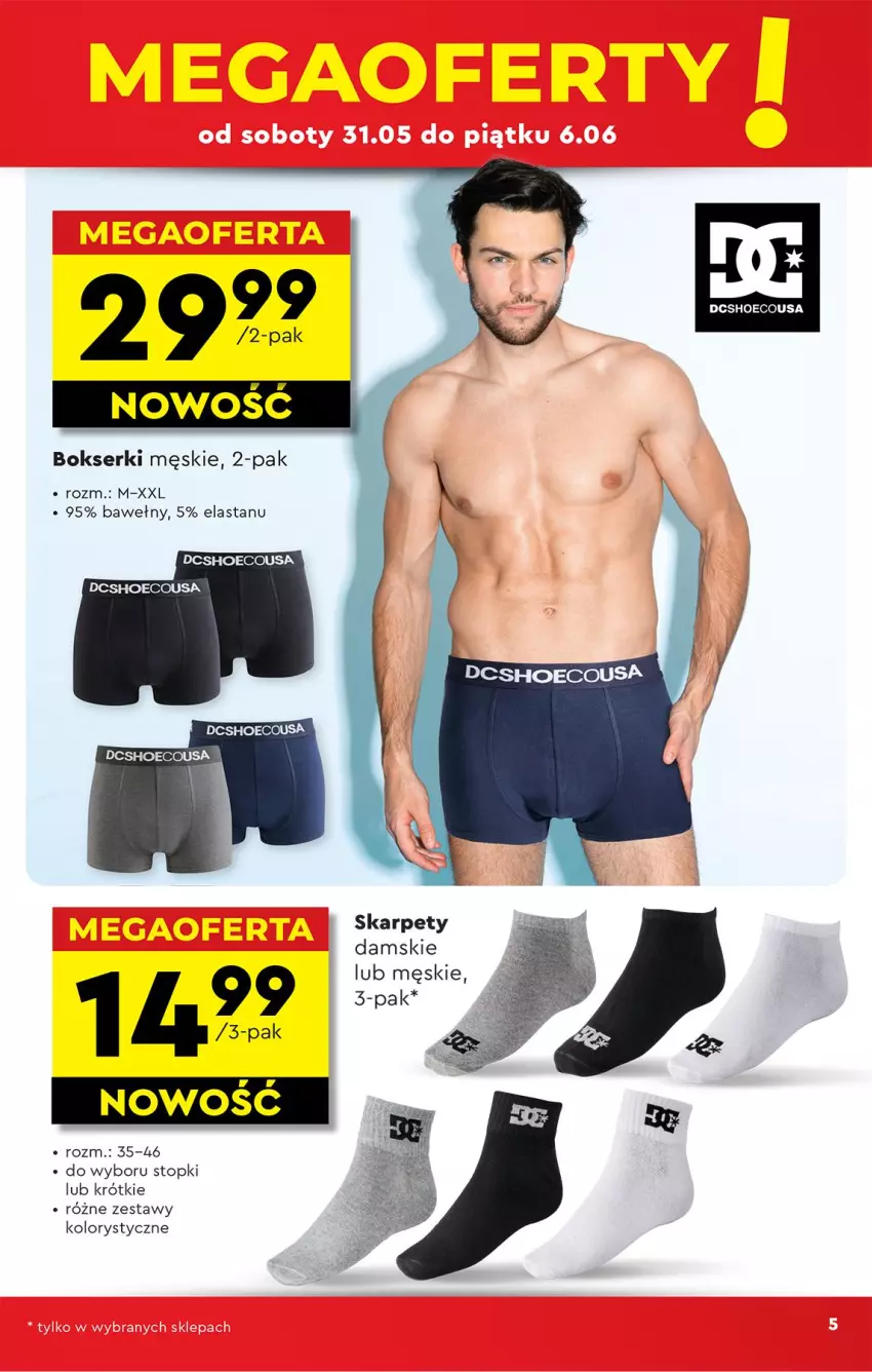 Gazetka promocyjna Biedronka - Okazje Tygodnia - ważna 31.05 do 14.06.2025 - strona 7 - produkty: Bokserki, Karp, Ser, Top