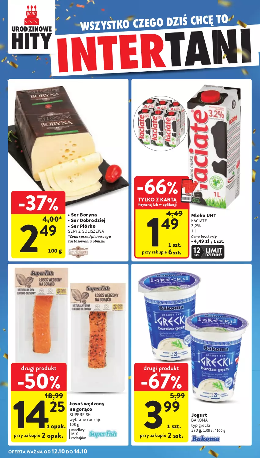 Gazetka promocyjna Intermarche - Gazetka promocyjna - ważna 08.10 do 14.10.2026 - strona 46 - produkty: Bakoma, Jogurt, Mleko, Ser