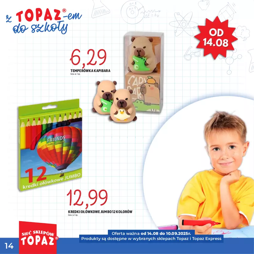 Gazetka promocyjna Topaz - Gazetka - ważna 17.07 do 10.09.2025 - strona 14 - produkty: Top