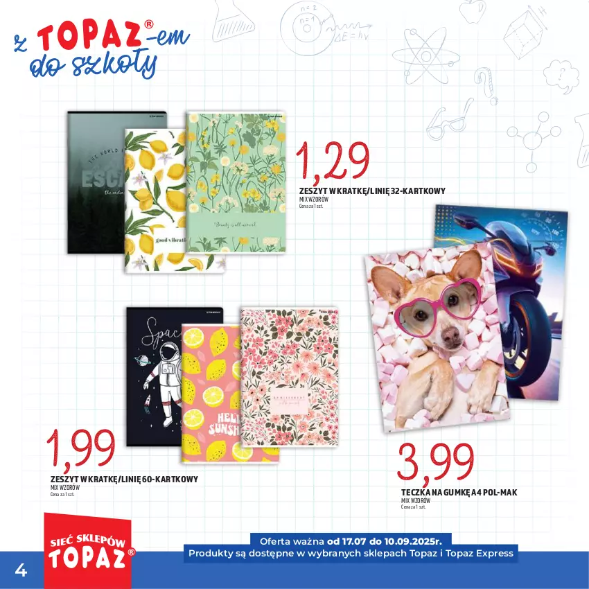 Gazetka promocyjna Topaz - Gazetka - ważna 17.07 do 10.09.2025 - strona 4 - produkty: Top