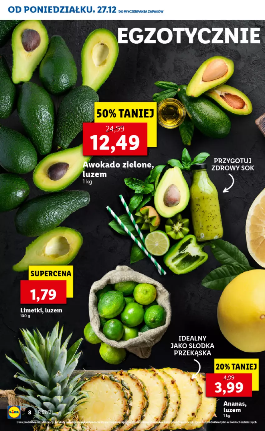 Gazetka promocyjna Lidl - GAZETKA - ważna 27.12.2021 do 02.01.2022 - strona 10 - produkty: Ananas