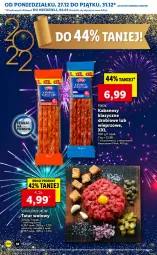 Gazetka promocyjna Lidl - GAZETKA - Gazetka - ważna od 02.01 do 02.01.2022 - strona 20 - produkty: Sok, Ser, Por, Sokołów, Tatar wołowy, PIKOK, Kabanos, Fa