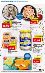 Gazetka promocyjna Lidl - GAZETKA - Gazetka - ważna od 02.01 do 02.01.2022 - strona 27 - produkty: Sałatka, Ser, Por, Rio Mare, Sałat, Krewetki, Tuńczyk, Mintaj, Lazur, Fa