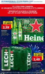 Gazetka promocyjna Lidl - GAZETKA - Gazetka - ważna od 02.01 do 02.01.2022 - strona 35 - produkty: Piwa, Gra, BIC, Heineken, Lech Premium