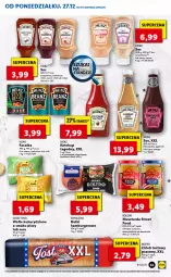 Gazetka promocyjna Lidl - GAZETKA - Gazetka - ważna od 02.01 do 02.01.2022 - strona 57 - produkty: Ketchup, Sos, Ser, Mus, Hamburger, Wafle, Burger, Chleb tostowy, Chleb, Heinz, Musztarda, LG, Fa