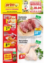 Gazetka promocyjna Prim Market - Gazetka - ważna od 30.04 do 30.04.2024 - strona 1 - produkty: Piwo, Kurczak, Papier, Rogal, Kiełbasa, Kiełbasa śląska