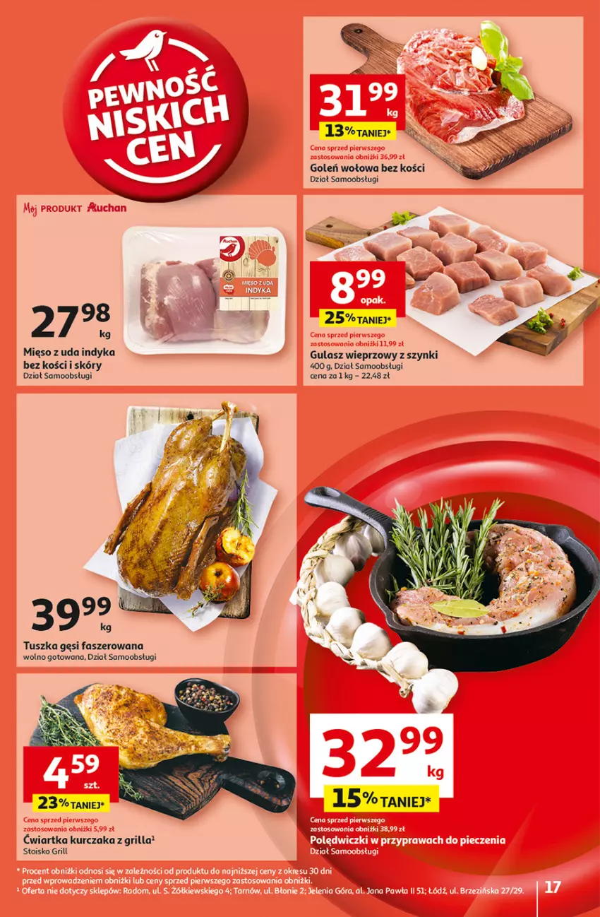 Gazetka promocyjna Auchan - Pewność Niskich Cen Hipermarket - ważna 31.10 do 06.11.2024 - strona 19 - produkty: Fa, Grill, Kurczak, Mięso, Tusz