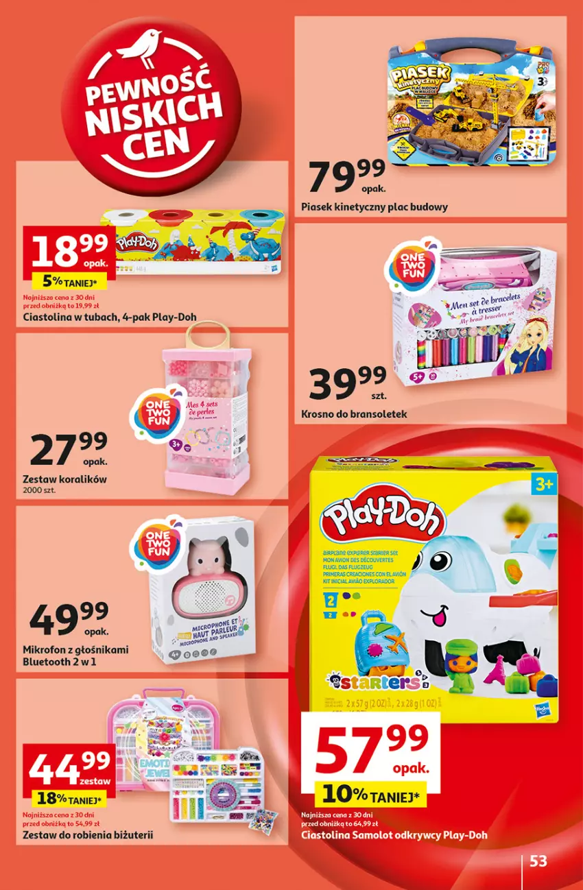 Gazetka promocyjna Auchan - Pewność Niskich Cen Hipermarket - ważna 31.10 do 06.11.2024 - strona 61 - produkty: Głośnik, Mikrofon, Play-Doh