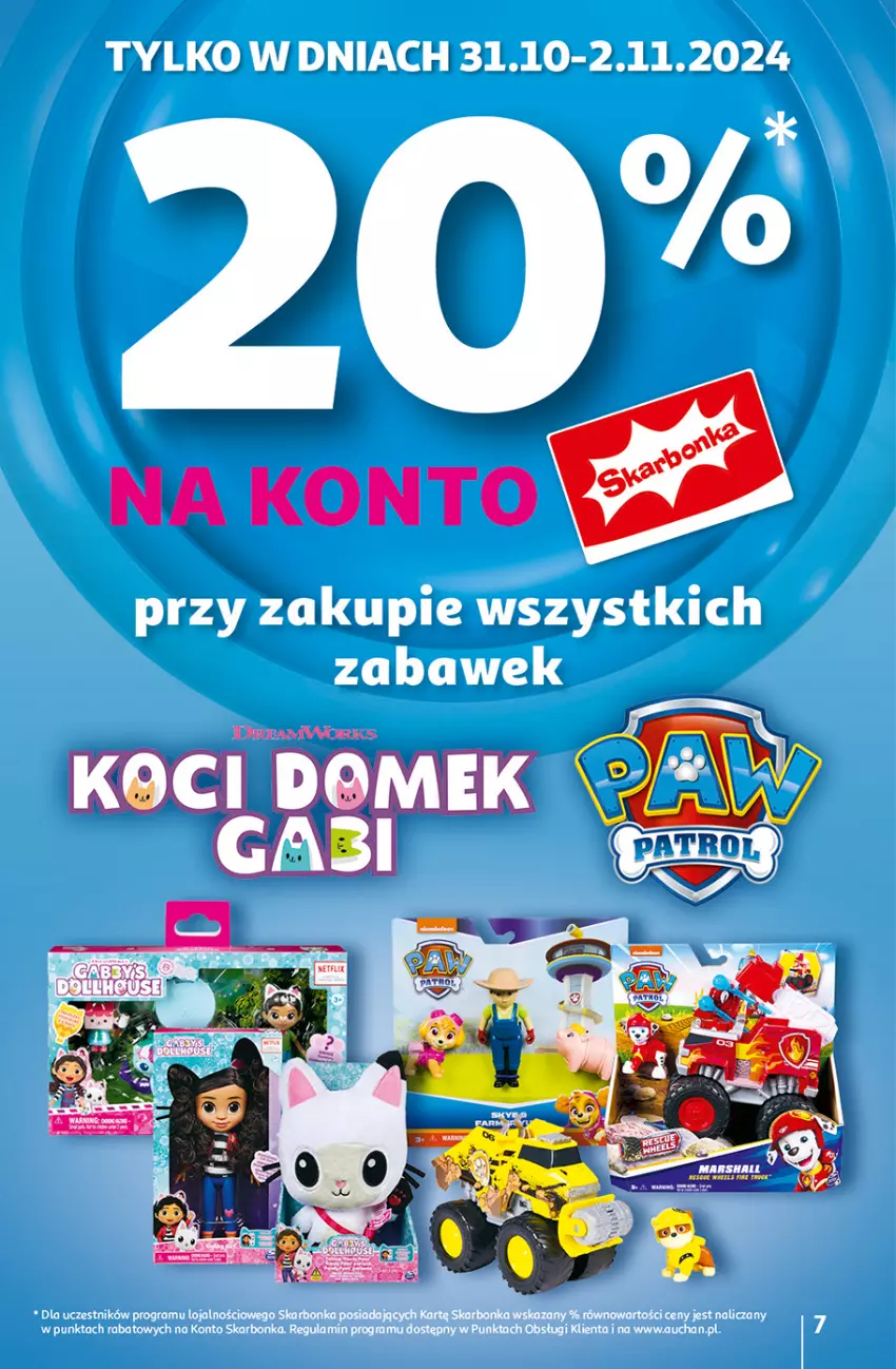 Gazetka promocyjna Auchan - Pewność Niskich Cen Hipermarket - ważna 31.10 do 06.11.2024 - strona 7 - produkty: Gra