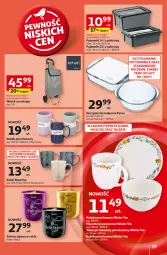 Gazetka promocyjna Auchan - Pewność Niskich Cen Hipermarket - Gazetka - ważna od 06.11 do 06.11.2024 - strona 47 - produkty: Sos, Por, Bell, Pojemnik, Włóczka, Wózek, Naczynie żaroodporne, Kubek, Bella, Wózek na zakupy