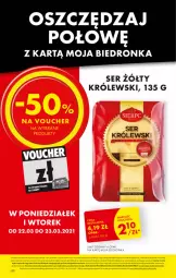 Gazetka promocyjna Biedronka - W tym tygodniu - Gazetka - ważna od 28.03 do 28.03.2021 - strona 4 - produkty: Ser, Królewski, , Moda, LG