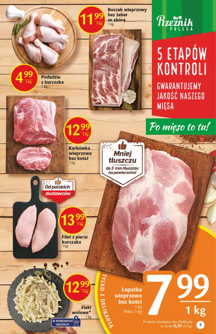 Gazetka promocyjna Delikatesy Centrum - Gazetka DC42 n. fresh - ważna 21.10 do 27.10.2021 - strona 9 - produkty: Boczek, Boczek wieprzowy, Filet z piersi kurczaka, Flaki, Flaki wołowe, Kurczak, Podudzie z kurczaka