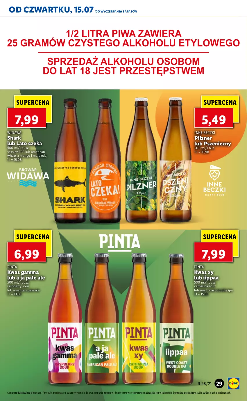 Gazetka promocyjna Lidl - GAZETKA - ważna 15.07 do 17.07.2021 - strona 29 - produkty: Mango, SESSIO