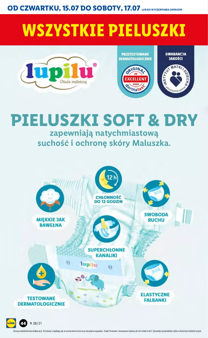 Gazetka promocyjna Lidl - GAZETKA - ważna 15.07 do 17.07.2021 - strona 44