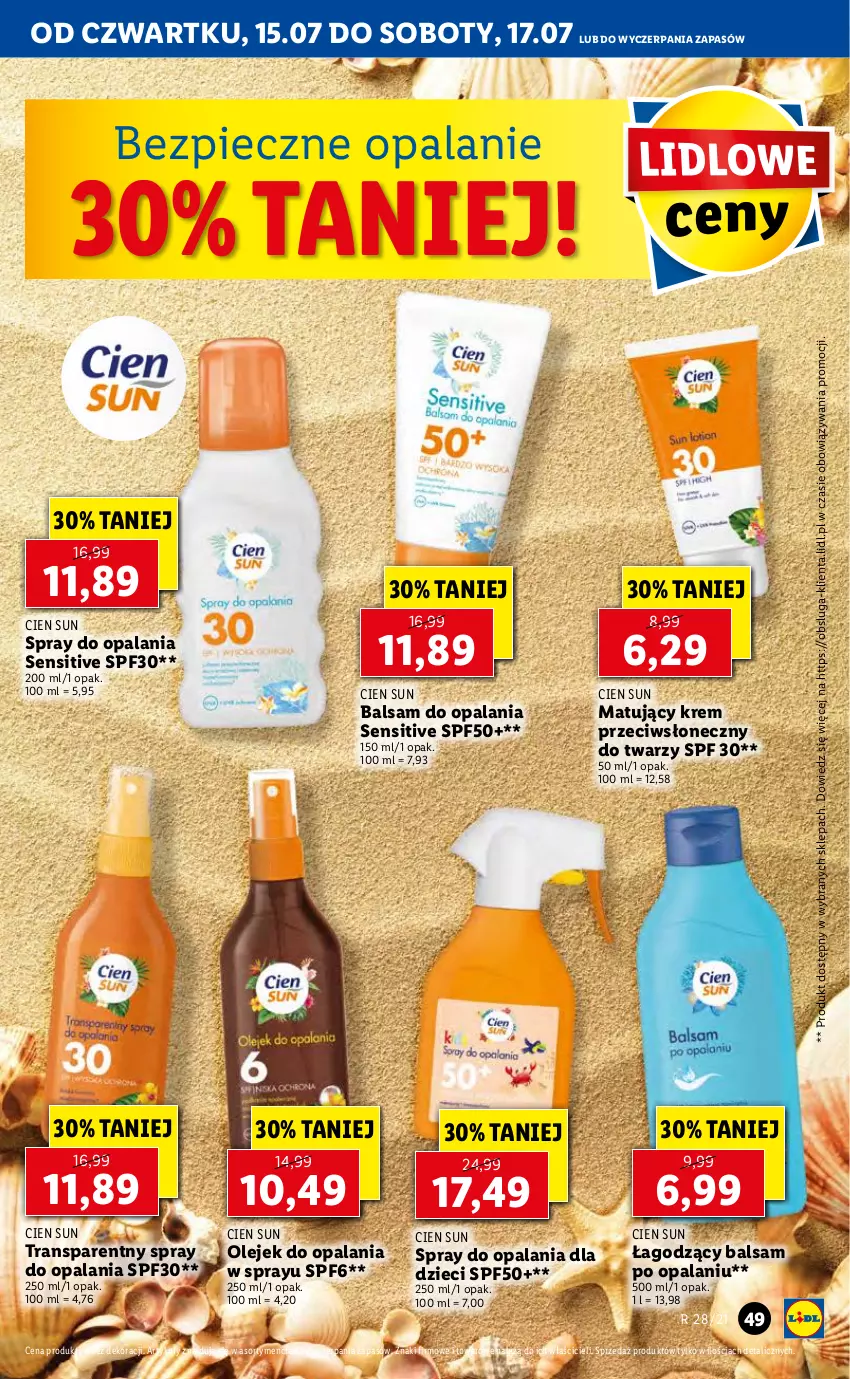 Gazetka promocyjna Lidl - GAZETKA - ważna 15.07 do 17.07.2021 - strona 49 - produkty: Dzieci, Olej, Piec, Tran