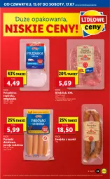 Gazetka promocyjna Lidl - GAZETKA - Gazetka - ważna od 17.07 do 17.07.2021 - strona 21 - produkty: Polędwica, Por, Kindziuk, Parówki, PIKOK