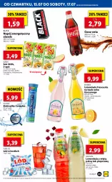 Gazetka promocyjna Lidl - GAZETKA - Gazetka - ważna od 17.07 do 17.07.2021 - strona 25 - produkty: Sok, Pur, Napój energetyczny, Lemoniada, Coca-Cola, Lack, Pieprz, Kubuś, Napój, Mięta