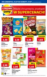 Gazetka promocyjna Lidl - GAZETKA - Gazetka - ważna od 17.07 do 17.07.2021 - strona 30 - produkty: Ketchup, Hummus, Cheddar, Cheetos, Ser, Sól, Lajkonik, Mus, Gin, Beko, Papryka, Beskidzki, Chipsy, Chrupki, Sezam, Bajgle, Crunchips, Lorenz, Grill, Lay’s, Krakersy