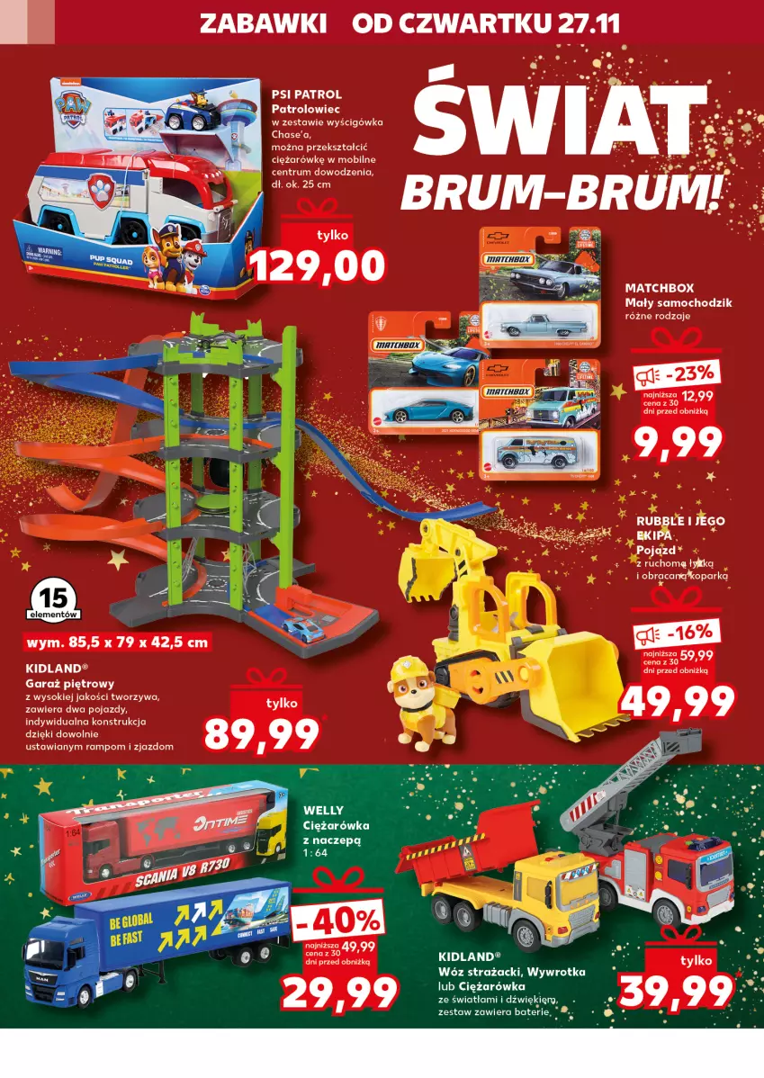 Gazetka promocyjna Kaufland - Kaufland - ważna 04.12 do 09.12.2025 - strona 24 - produkty: Chodzik, Garaż, Leon, Psi Patrol, Rum, Sok, Wóz strażacki, Wywrotka