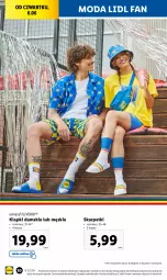 Gazetka promocyjna Lidl - GAZETKA - Gazetka - ważna od 08.06 do 08.06.2024 - strona 34 - produkty: Klapki, Karp, Skarpetki, Moda, Fa