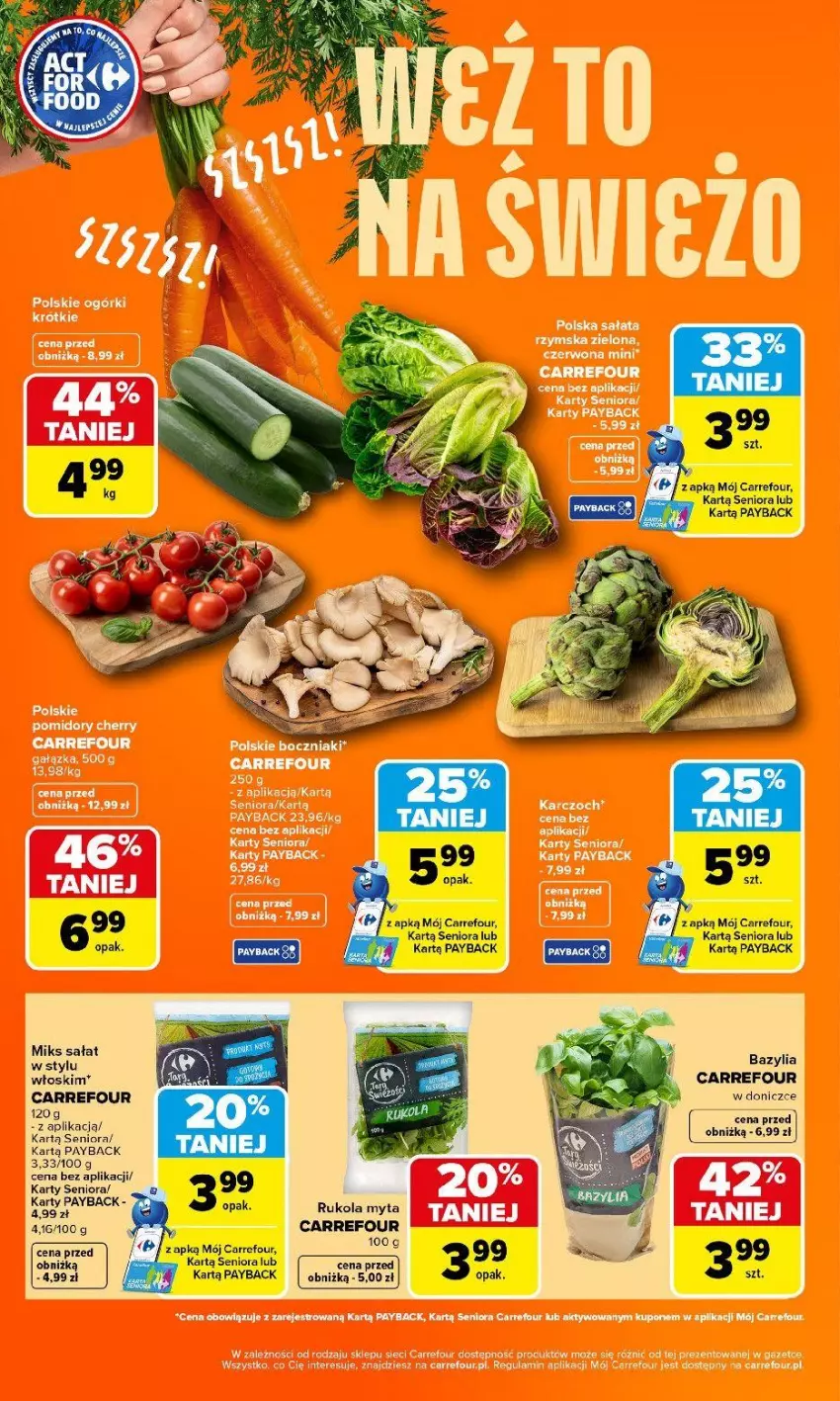 Gazetka promocyjna Carrefour - Gazetka Weź to na świeżo - ważna 18.05 do 23.05.2026 - strona 4 - produkty: Bazyl, Rukola, Sałat