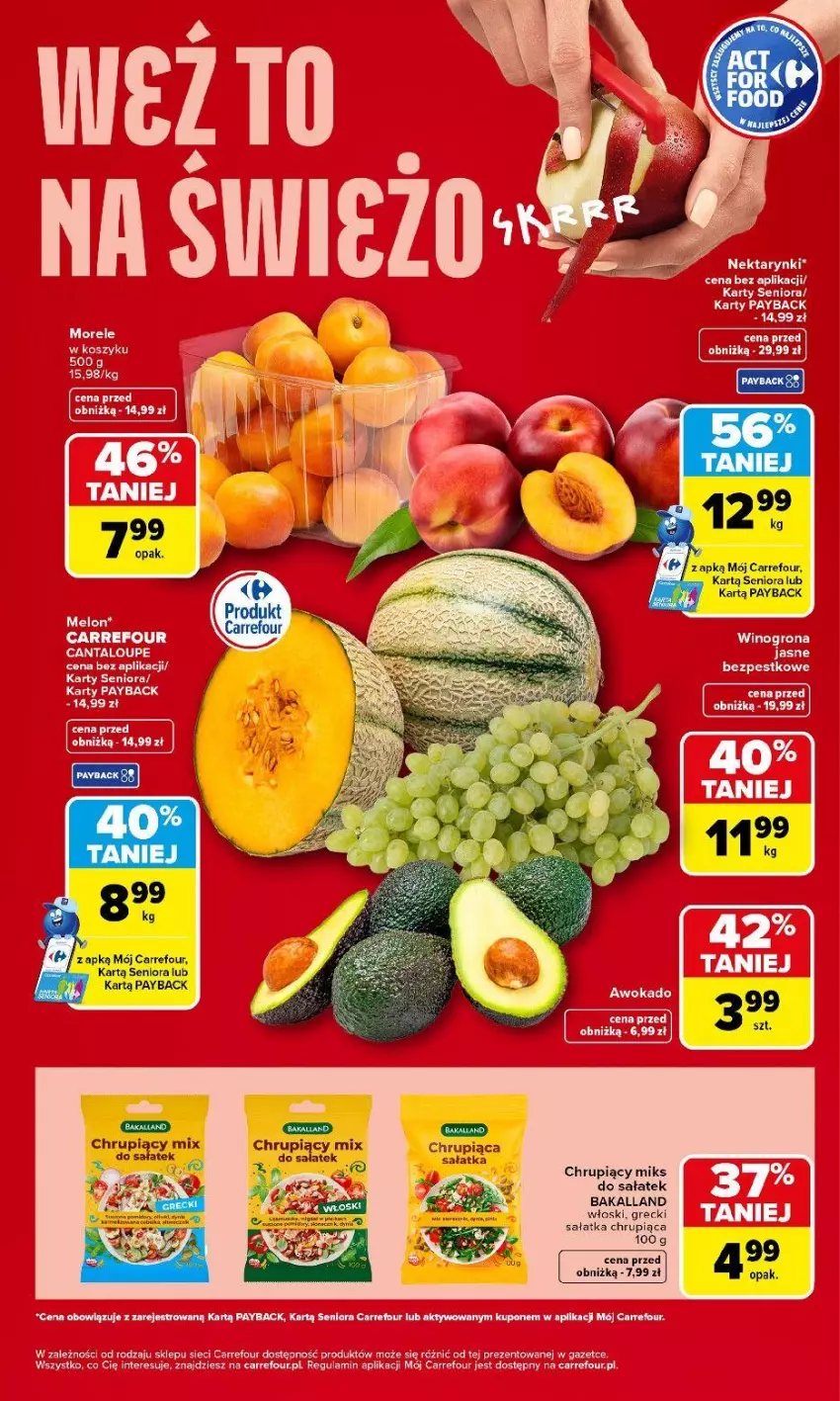 Gazetka promocyjna Carrefour - Gazetka Weź to na świeżo - ważna 18.05 do 23.05.2026 - strona 5 - produkty: Bakalland, Fa, LG, Nektar, Sałat, Sałatka, Ser, Wino, Winogrona