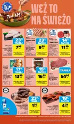 Gazetka promocyjna Carrefour - Gazetka Weź to na świeżo - Gazetka - ważna od 23.05 do 23.05.2026 - strona 2 - produkty: Kurczak, Stek, Burger, Udziec wołowy, Kaszanka, Kabanos, Kasza, Fa