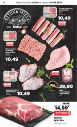 Gazetka promocyjna Netto - Gazetka spożywcza 20.06-26.06 - Gazetka - ważna od 26.06 do 26.06.2022 - strona 6 - produkty: Golonka z indyka, Karkówka wieprzowa, Filet z piersi indyka, Kotlet, Boczek, Mięso z indyka, Mięso, Boczek wieprzowy