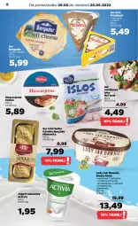 Gazetka promocyjna Netto - Gazetka spożywcza 20.06-26.06 - Gazetka - ważna od 26.06 do 26.06.2022 - strona 8 - produkty: Jogurt naturalny, Ser, Por, Brie, Jogurt, Président, Mlekovita, Activia, Mascarpone, Lody, Sałat, NaTurek, Mleko