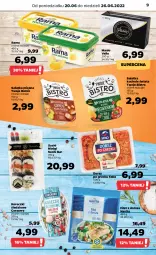 Gazetka promocyjna Netto - Gazetka spożywcza 20.06-26.06 - Gazetka - ważna od 26.06 do 26.06.2022 - strona 9 - produkty: Sałatka, Rama, SEKO, Sałat, Sushi, Koreczki śledziowe, Dorsz, Masło