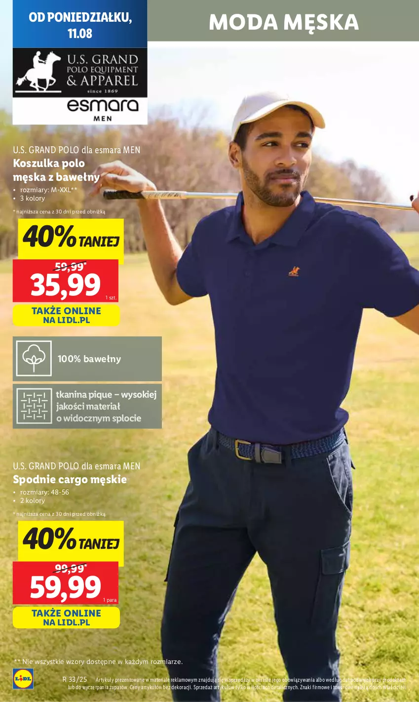 Gazetka promocyjna Lidl - GAZETKA - ważna 11.08 do 12.08.2025 - strona 14 - produkty: Gra, Kosz, Koszulka, Moda, Sok, Spodnie