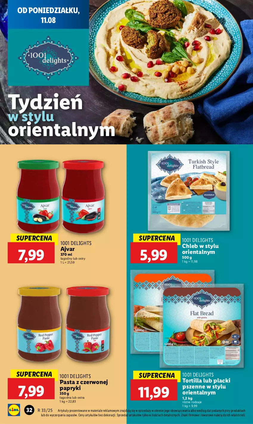 Gazetka promocyjna Lidl - GAZETKA - ważna 11.08 do 12.08.2025 - strona 34 - produkty: Chleb, Lack, Tortilla