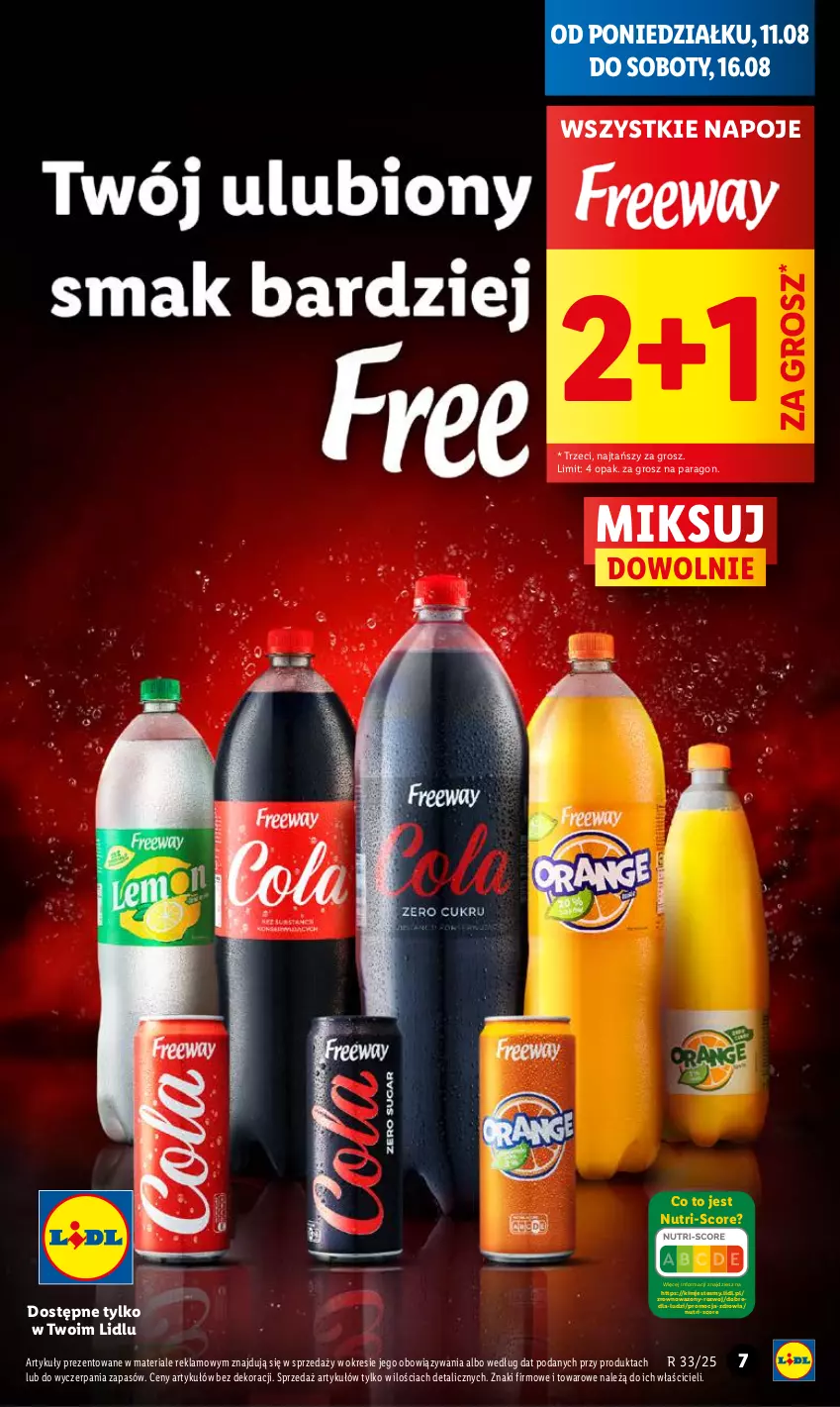 Gazetka promocyjna Lidl - GAZETKA - ważna 11.08 do 12.08.2025 - strona 7 - produkty: Napoje, Wazon