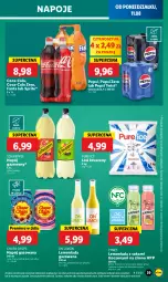 Gazetka promocyjna Lidl - GAZETKA - Gazetka - ważna od 12.08 do 12.08.2025 - strona 41 - produkty: Sok, Pur, Lemoniada, Coca-Cola, Chupa Chups, Napoje, Pepsi, Schweppes, Napój gazowany, Limonka, Fanta, Arbuz, Sprite, Napój, Mięta, HP, Fa