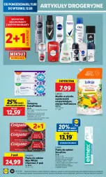 Gazetka promocyjna Lidl - GAZETKA - Gazetka - ważna od 12.08 do 12.08.2025 - strona 58 - produkty: Mydło w płynie, Dezodorant, Pasta do zębów, Tampony, Mydło, Elmex, Colgate, O.B., Antyperspirant, Luksja, LG